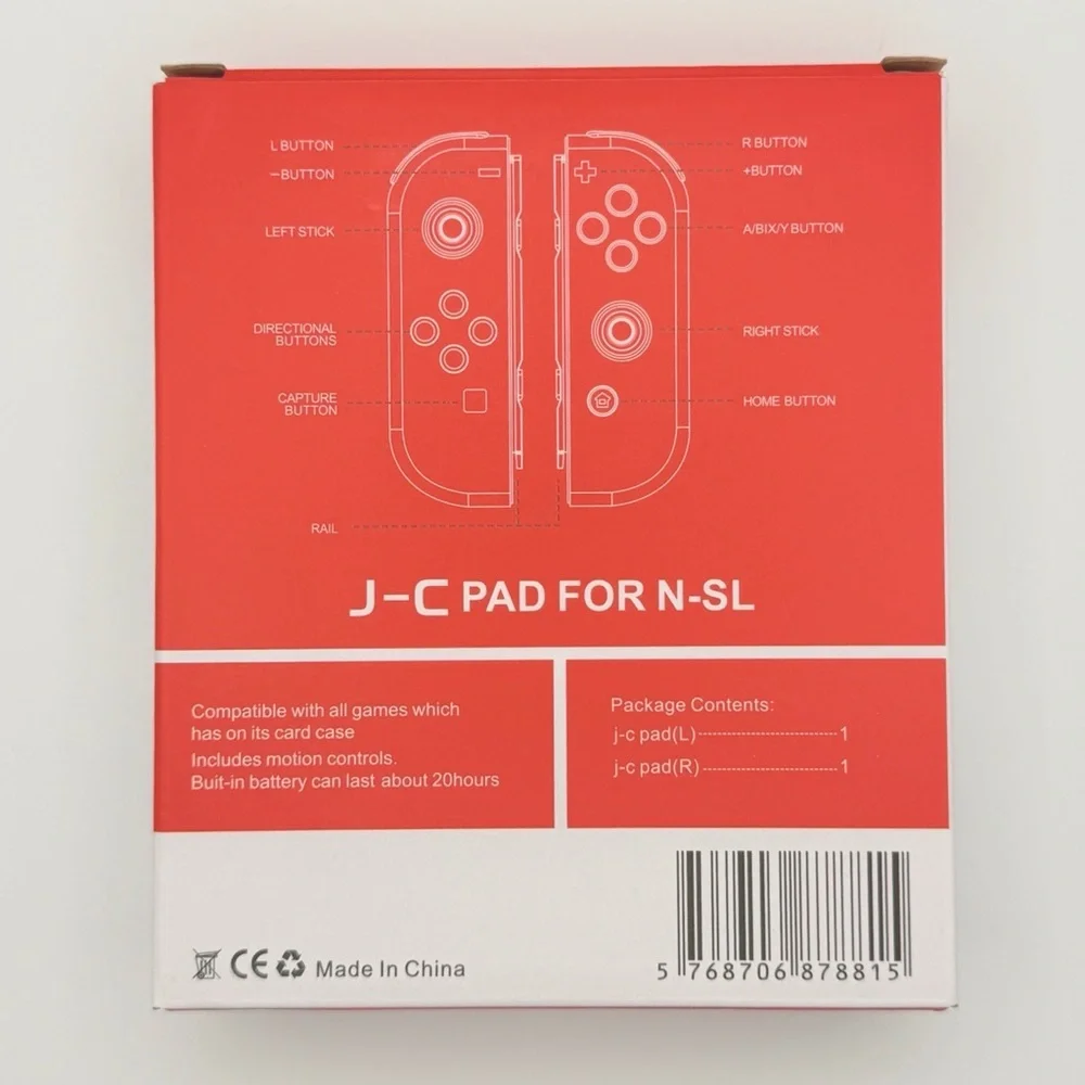 Brand New J-C PAD Joy-Con Controllers Nintendo Switch Green Blue Wireless Gyro - Picture 3 of 3